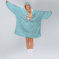 Load image into Gallery viewer, Lagoon Cherry Blossom - Dog Mom Wearable Blanket
