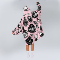 Load image into Gallery viewer, Ouija Pink - Cat Mom Blanket Hoodie
