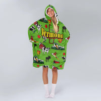 Load image into Gallery viewer, Vermont Green Blanket Hoodie
