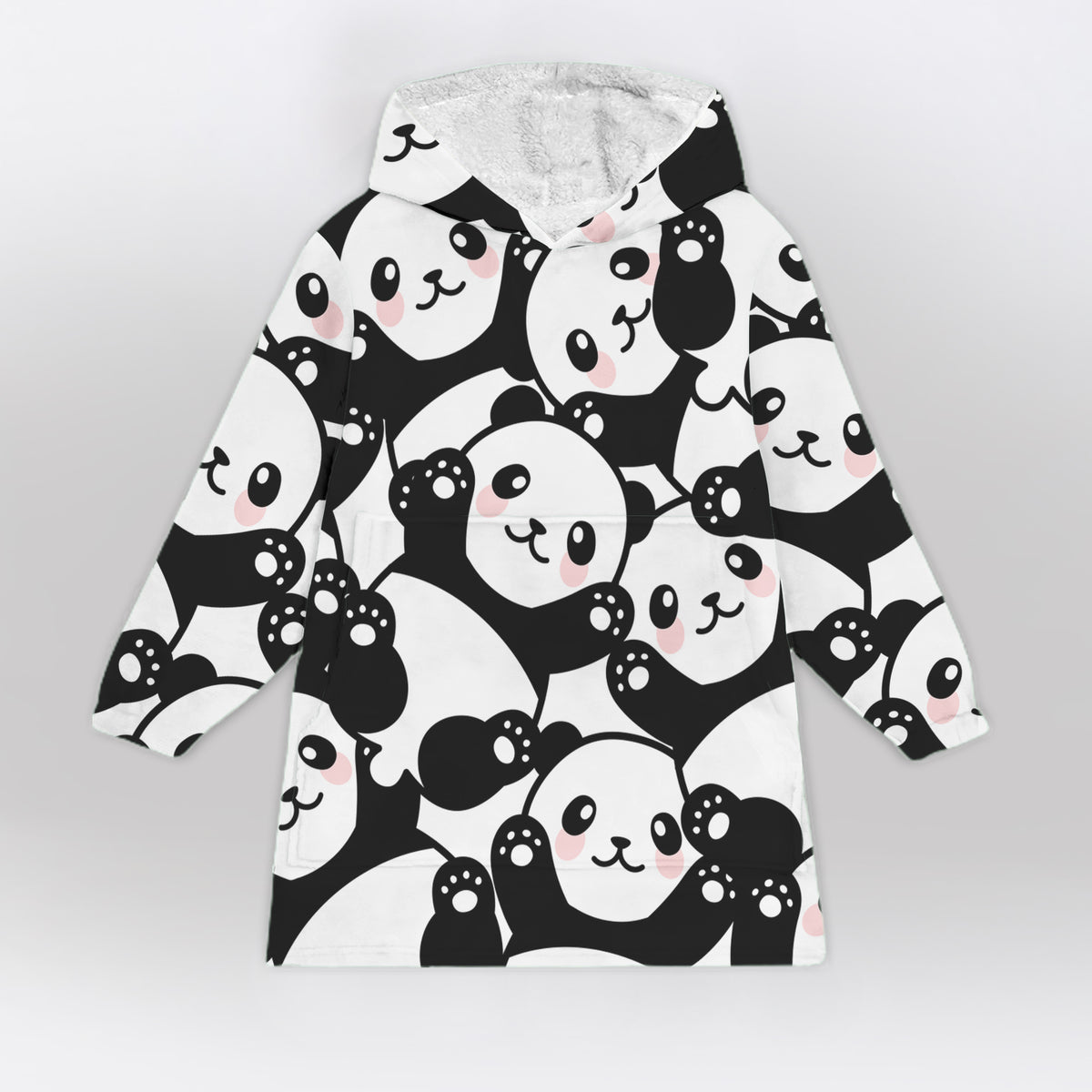 Cute Panda Blanket Hoodie