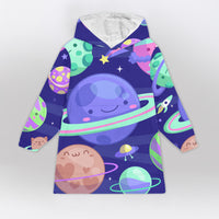 Load image into Gallery viewer, Space Cadet Blanket Hoodie
