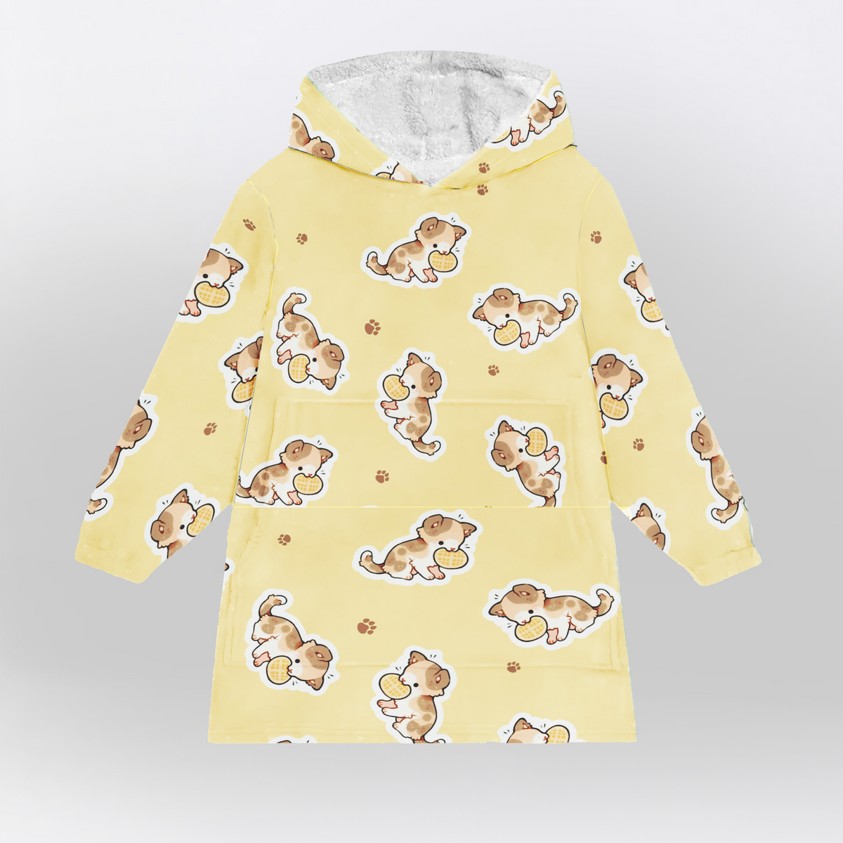 Waffle Cat Blanket Hoodie