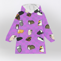 Load image into Gallery viewer, Cat Loaf Blanket Hoodie
