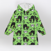 Load image into Gallery viewer, Angry Cat Blanket Hoodie
