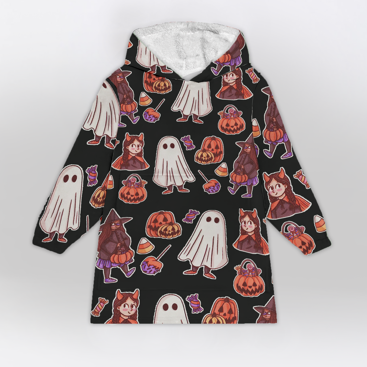 Trick Or Treating Blanket Hoodie