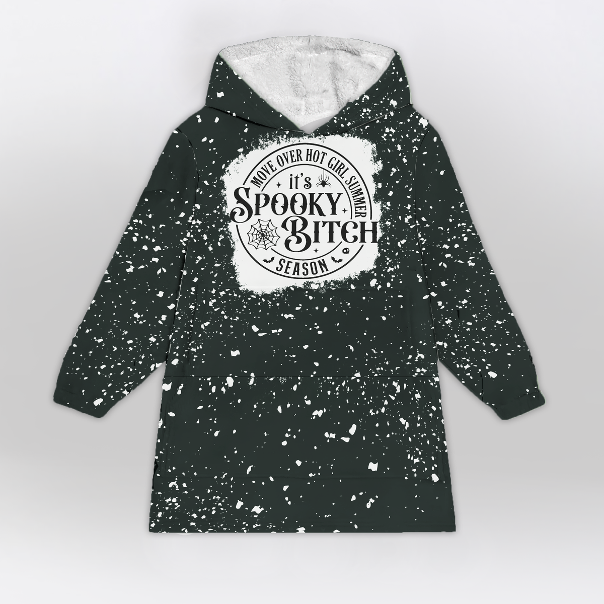 Spooky Bitch Season Blanket Hoodie