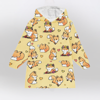 Load image into Gallery viewer, Red Fox Blanket Hoodie
