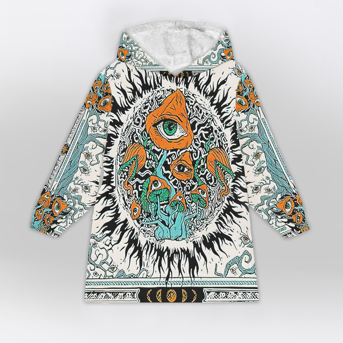 Burning Sun Blanket Hoodie