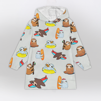 Load image into Gallery viewer, Sloth Blanket Hoodie
