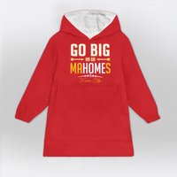Load image into Gallery viewer, Go Big or Go MaHomes Blanket Hoodie
