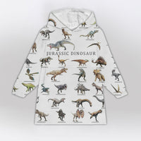 Load image into Gallery viewer, Jurassic Dinosaur Map Wearable Blanket
