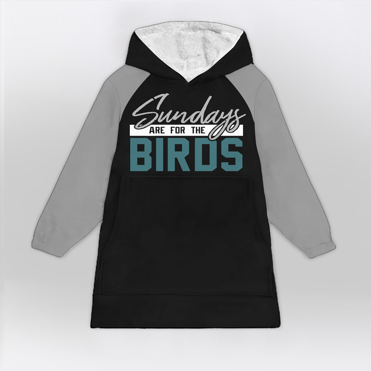 SUNDAYS ARE For The Birds Blanket Hoodie