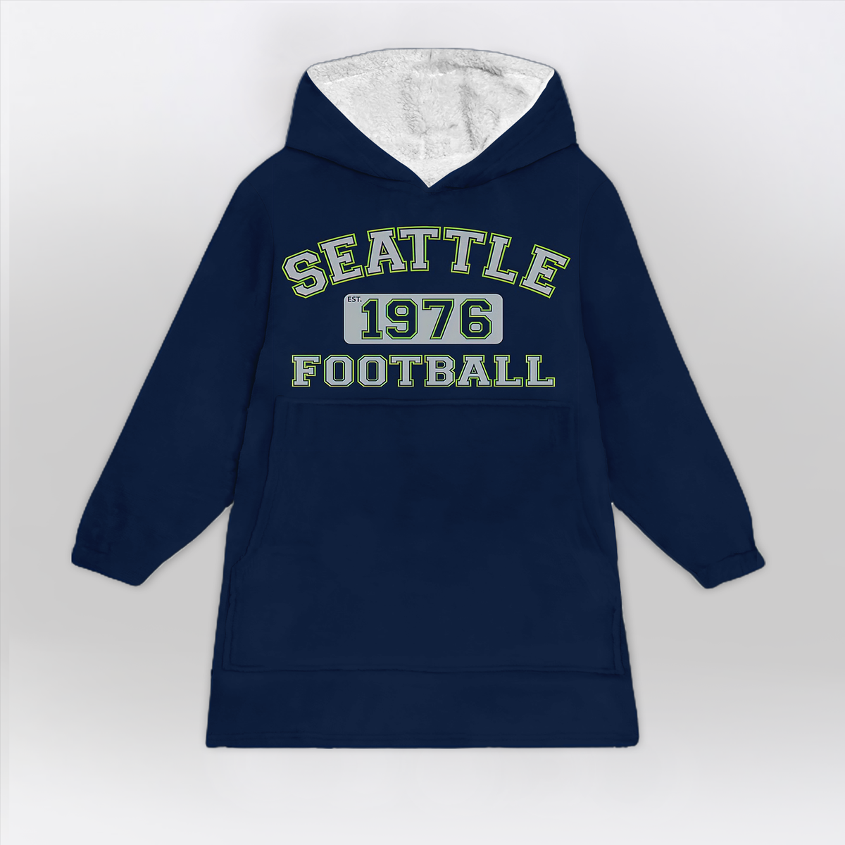 Seattle Football Blanket Hoodie