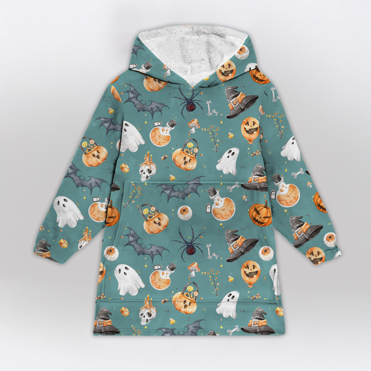 Cute Halloween Blanket Hoodie