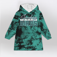 Load image into Gallery viewer, Sundays Are For the Birds Blanket Hoodie
