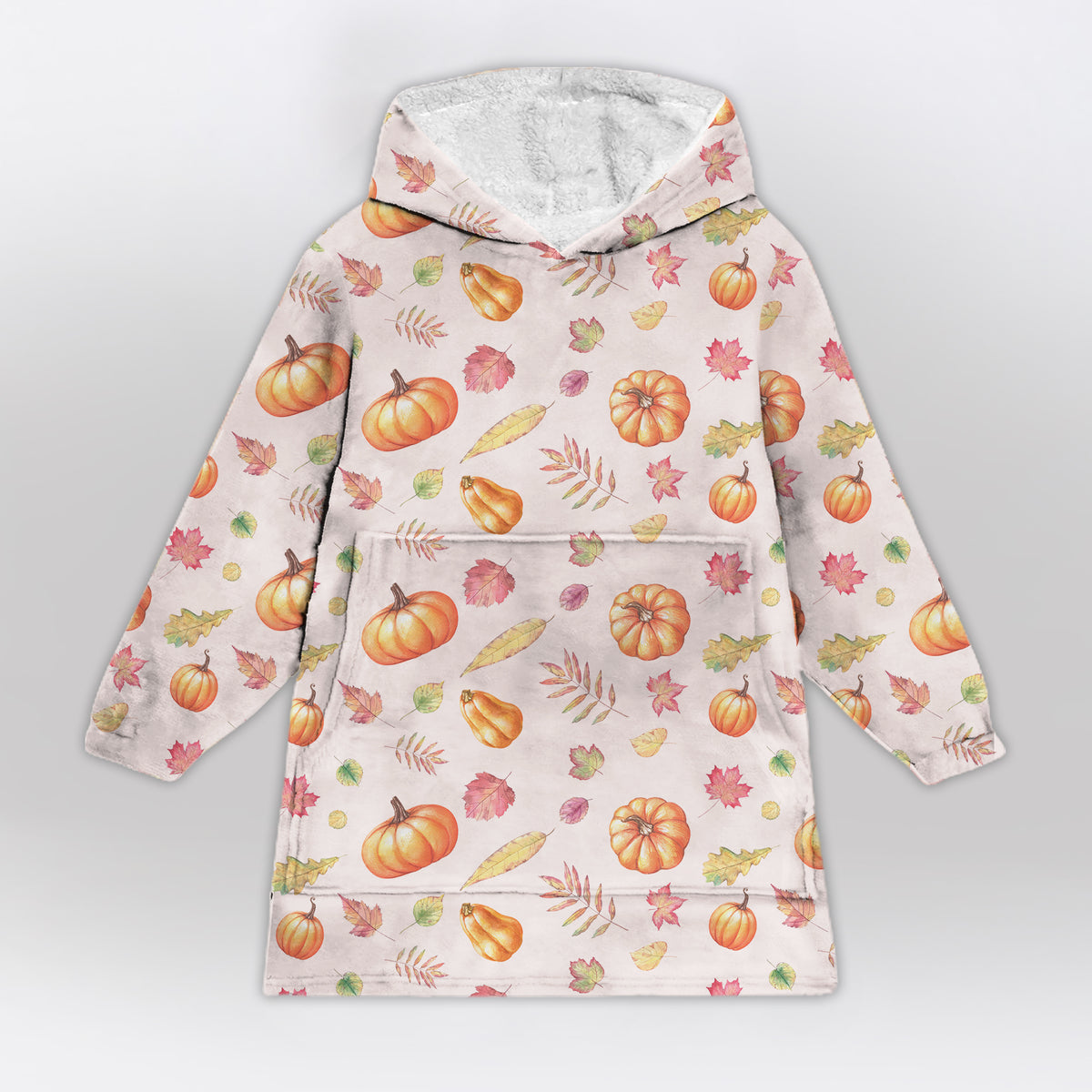 Fall Leaves Blanket Hoodie