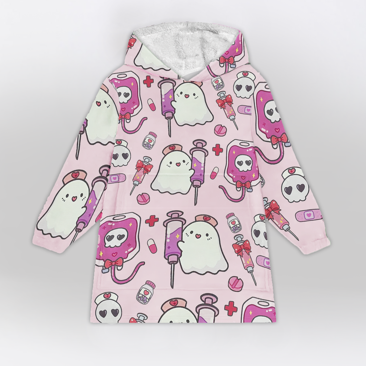 Ghost Hospital Blanket Hoodie