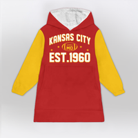 Load image into Gallery viewer, Kansas City Football Blanket Hoodie
