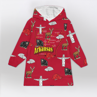 Load image into Gallery viewer, Arkansas Blanket Hoodie
