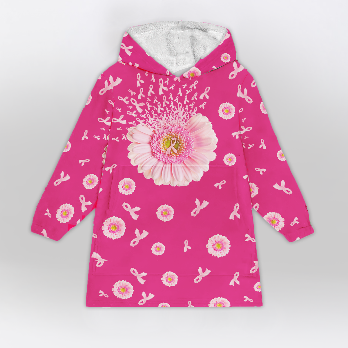 Breast Cancer Awareness Blanket Hoodie