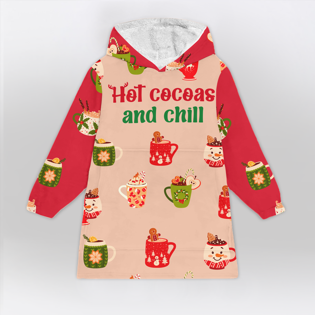 Hot Cocoa and Chill Blanket Hoodie