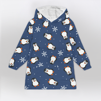Load image into Gallery viewer, Chill Penguin Blanket Hoodie
