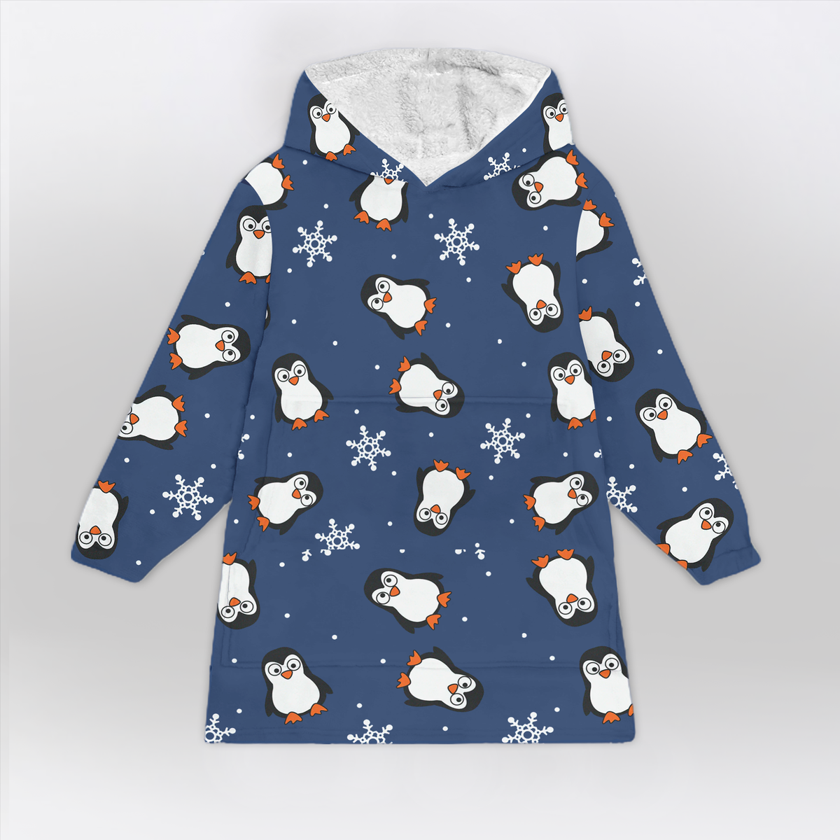 Chill Penguin Blanket Hoodie