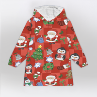 Load image into Gallery viewer, Christmas Cuties Blanket Hoodie
