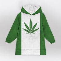 Load image into Gallery viewer, Canada Green Flag Blanket Hoodie

