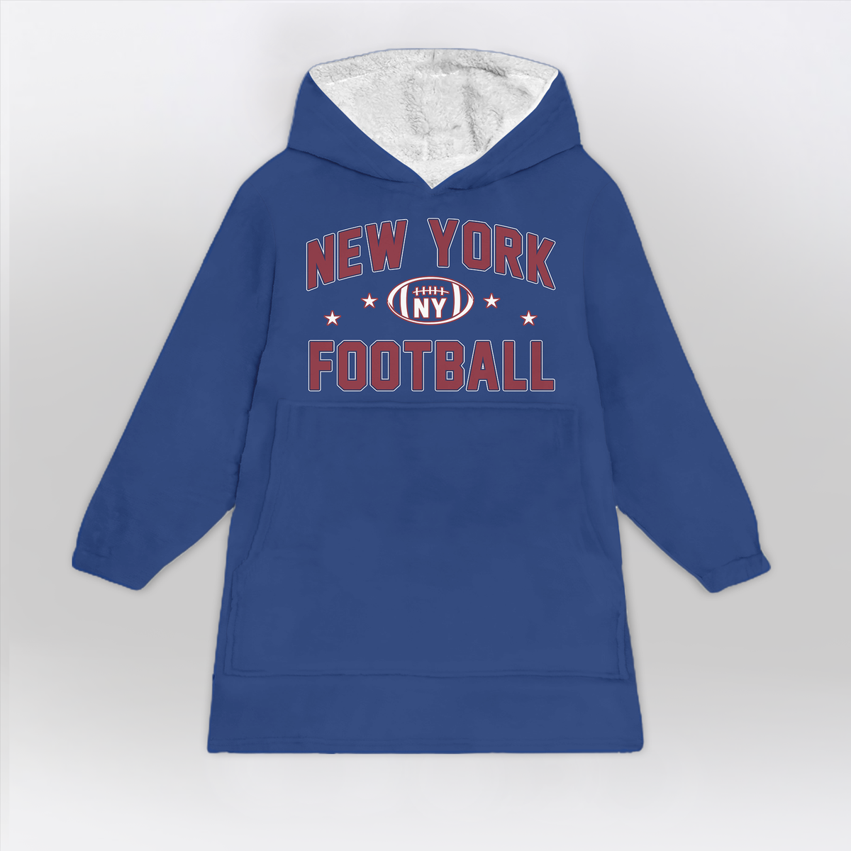 New York Football Blanket Hoodie