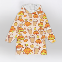 Load image into Gallery viewer, Cute Pumpkin Blanket Hoodie
