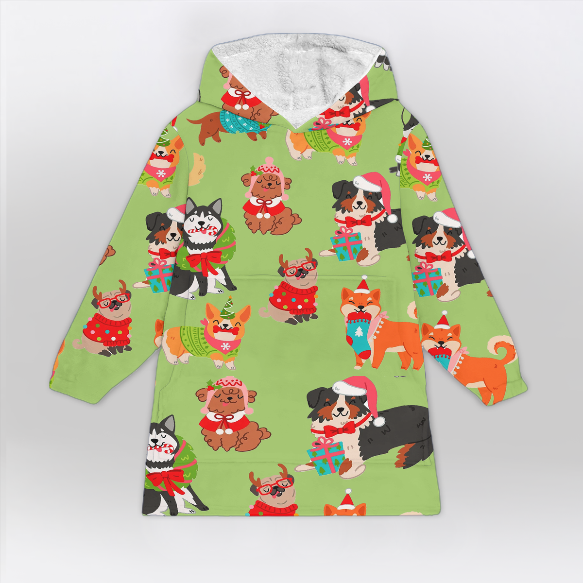 Xmas Dog Blanket Hoodie