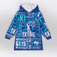 Load image into Gallery viewer, Love Skiing Wearable Blanket
