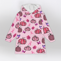 Load image into Gallery viewer, Breast Cancer Awareness Blanket Hoodie
