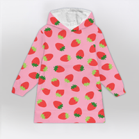 Load image into Gallery viewer, Strawberry Blanket Hoodie
