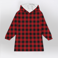 Load image into Gallery viewer, Red Plain Blanket Hoodie
