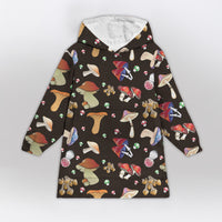 Load image into Gallery viewer, Fall Mushrooms Blanket Hoodie

