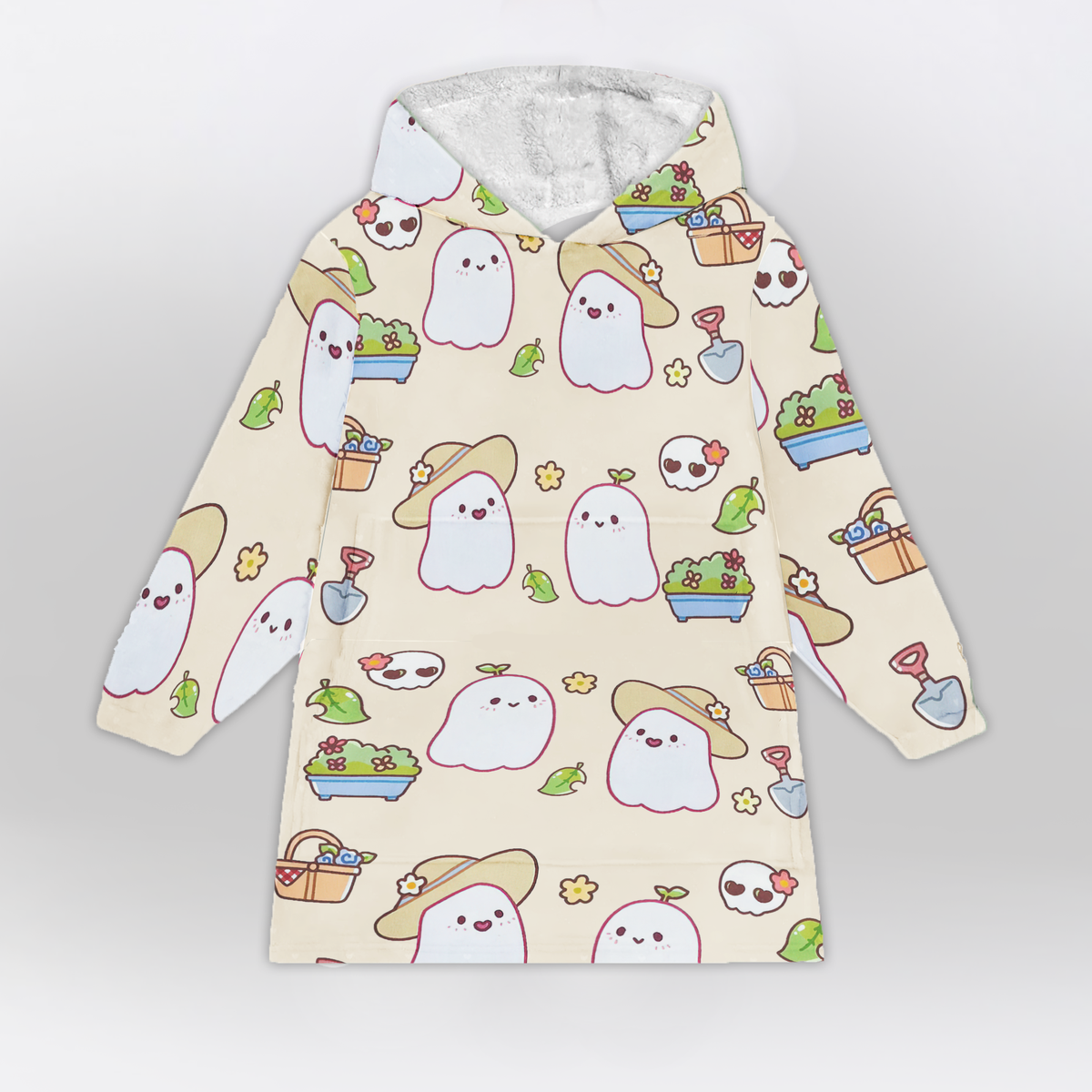 Garden Ghosts Blanket Hoodie