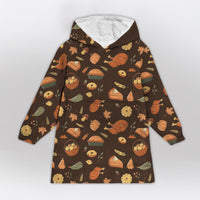 Load image into Gallery viewer, Thanksgiving Dinner Blanket Hoodie
