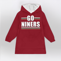 Load image into Gallery viewer, Go Niners Blanket Hoodie
