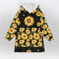 Load image into Gallery viewer, To My Mom Sunflower Blanket Hoodie
