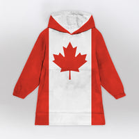 Load image into Gallery viewer, Canada Flag Blanket Hoodie
