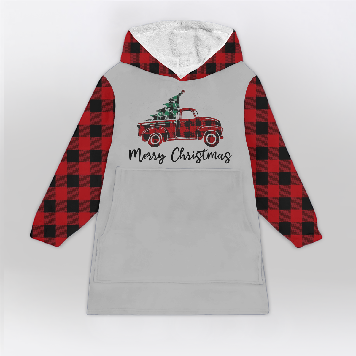 Merry Christmas Blanket Hoodie