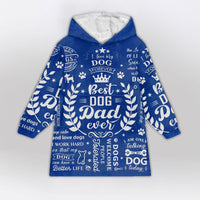 Load image into Gallery viewer, Best Dog Dad Ever Wearable Blanket
