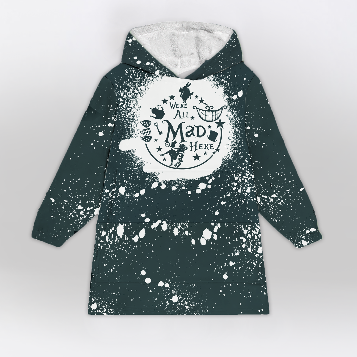 We're All Mad Here Blanket Hoodie