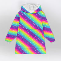 Load image into Gallery viewer, Rainbow Blanket Hoodie
