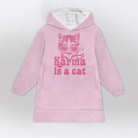 Load image into Gallery viewer, Karma Cat Blanket Hoodie
