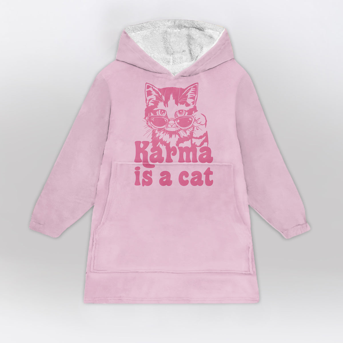 Karma Cat Blanket Hoodie