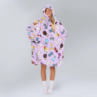 Load image into Gallery viewer, Karma Cat Blanket Hoodie
