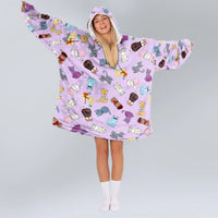 Load image into Gallery viewer, Karma Cat Blanket Hoodie
